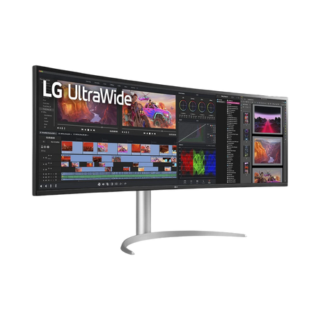 LG UltraWide 49BQ95C-W 49" Dual QHD HDR 144 Hz Curved Monitor — Being Shipped
