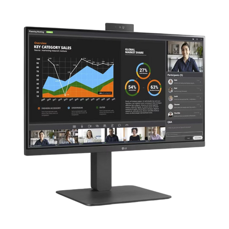 LG 27BR750C-C 27" Full HD IPS Monitor with Built-in Webcam & USB-C — Being Shipped