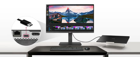 LG 27BR750C-C 27" Full HD IPS Monitor with Built-in Webcam & USB-C — Being Shipped