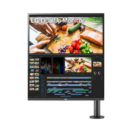 LG DualUp 28BQ780-B 27.6" HDR Monitor with Ergo Stand — Being Shipped