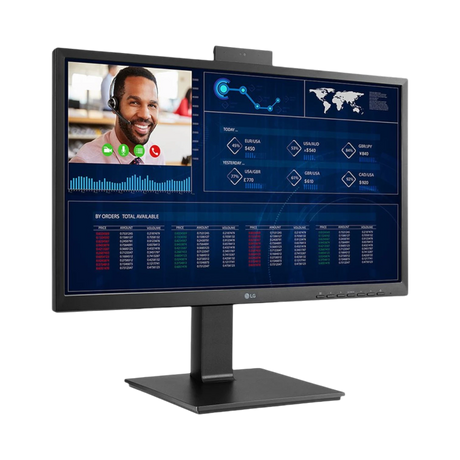 LG 24CQ650N-6N 24" Full HD All-in-One Thin Client with Pop-up Webcam — Being Shipped