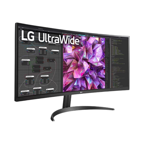 LG 34BQ60QC-B 34" UltraWide QHD Curved IPS Monitor with HDR10 — Being Shipped