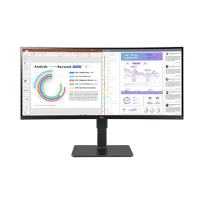 LG 34BQ77QC-B 34" WQHD UltraWide Curved Monitor with Webcam — Being Shipped
