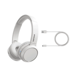 Philips BASS Boost On-Ear Wireless Headphones (White) — Being Shipped