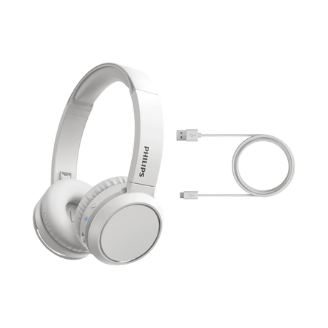 Philips BASS Boost On-Ear Wireless Headphones (White) — Being Shipped
