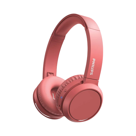 Philips BASS Boost On-Ear Wireless Headphones (Red) — Being Shipped