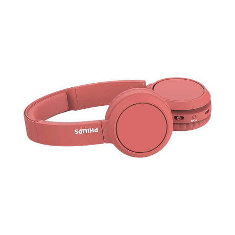 Philips BASS Boost On-Ear Wireless Headphones (Red) — Being Shipped