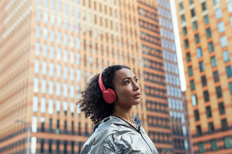 Philips BASS Boost On-Ear Wireless Headphones (Red) — Being Shipped
