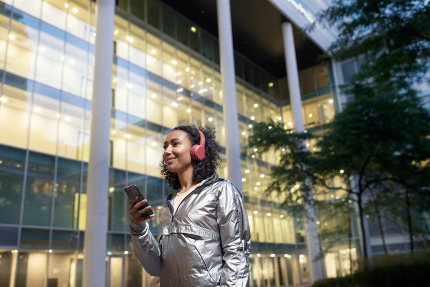 Philips BASS Boost On-Ear Wireless Headphones (Red) — Being Shipped