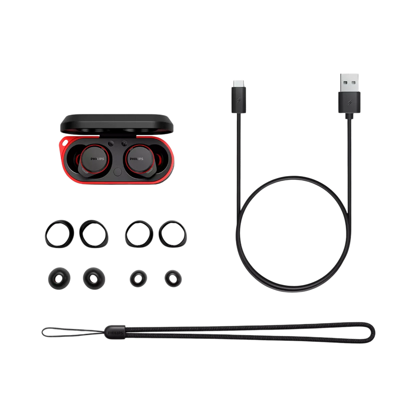 Philips TAA7507 True Wireless Noise-Canceling In-Ear Sports Headphones (Black) — Being Shipped