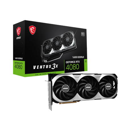 MSI GeForce RTX 4080 16GB VENTUS 3X OC Graphics Card — Being Shipped