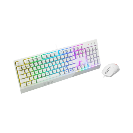 MSI Vigor GK30 Gaming Keyboard & Mouse Combo (White) — Being Shipped