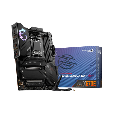 MSI MPG X670E CARBON WIFI AM5 ATX Motherboard — Being Shipped
