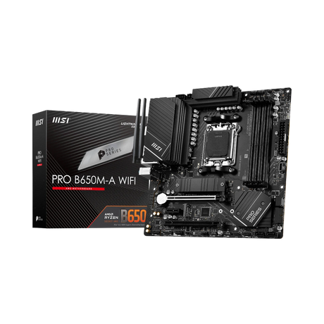 MSI PRO B650M-A WIFI AM5 Micro-ATX Motherboard — Being Shipped