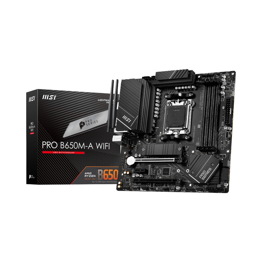 MSI PRO B650M-A WIFI AM5 Micro-ATX Motherboard — Being Shipped