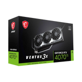 MSI GeForce RTX 4070 Ti VENTUS 3X 12G Graphics Card — Being Shipped