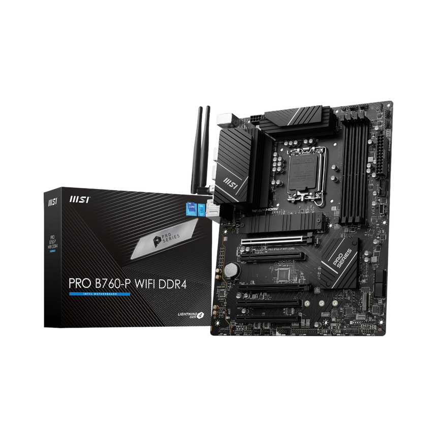 MSI PRO B760-P WIFI DDR4 LGA 1700 ATX Motherboard — Being Shipped