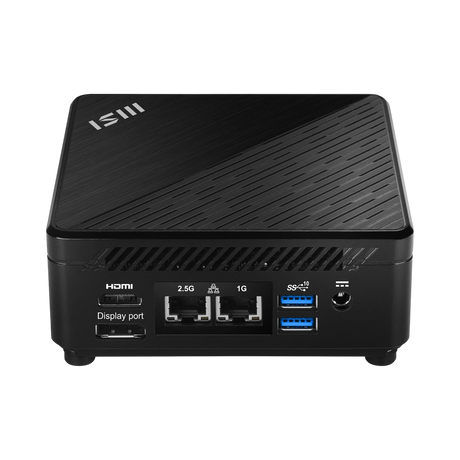 MSI Cubi 5 Mini Desktop Computer Intel Core i5-1235U, Intel Iris Xe Graphics (Black) — Being Shipped