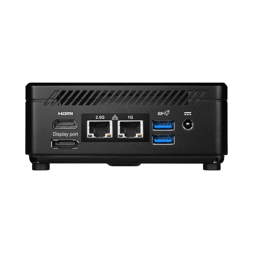MSI Cubi 5 Mini Desktop Computer Intel Core i5-1235U, Intel Iris Xe Graphics (Black) — Being Shipped