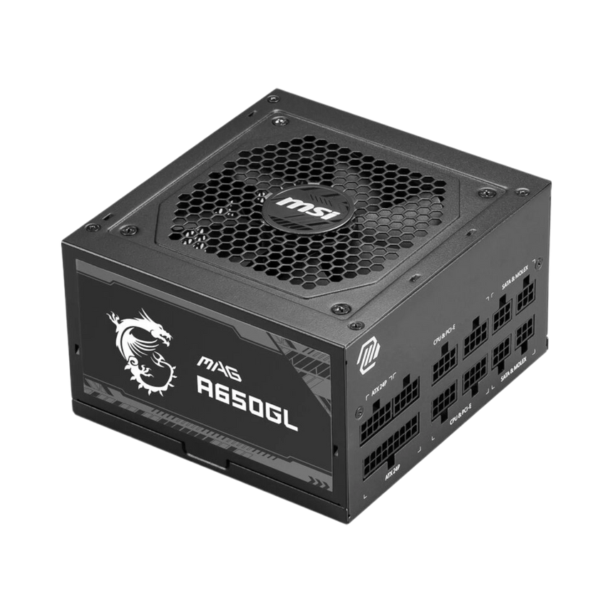 MSI MAG A650GL 650W 80 Plus Modular Power Supply — Being Shipped