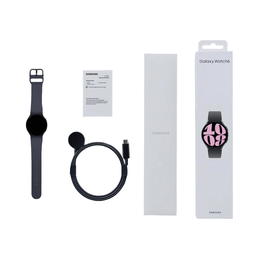 Samsung Galaxy Watch6 LTE 40mm Smartwatch (Graphite) — Being Shipped