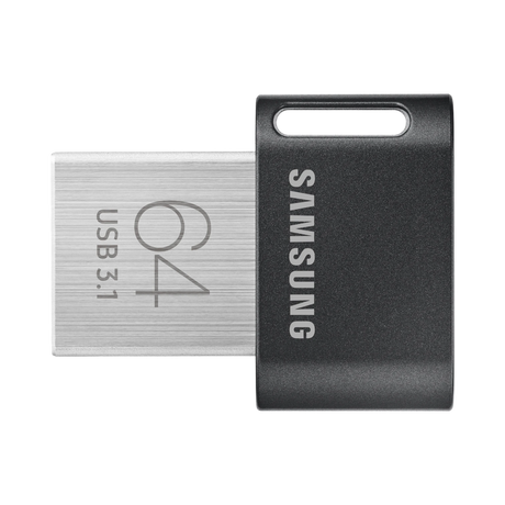 Samsung 64GB FIT Plus USB 3.1 Flash Drive (Black/Silver) — Being Shipped