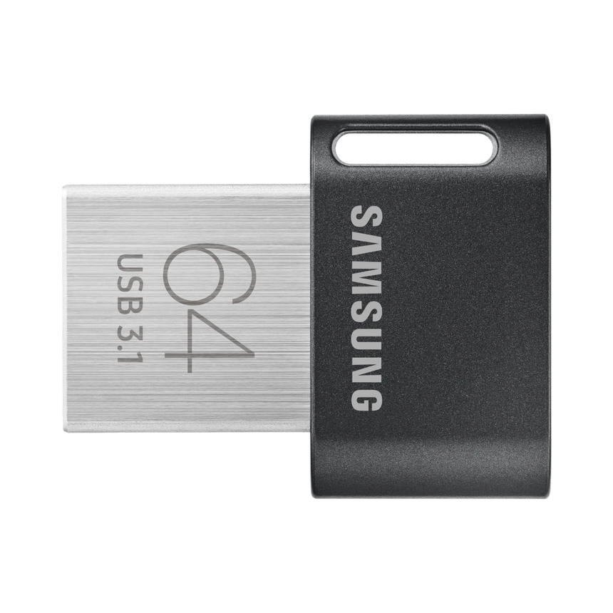 Samsung 64GB FIT Plus USB 3.1 Flash Drive (Black/Silver) — Being Shipped