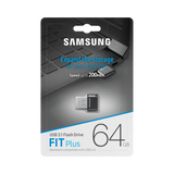 Samsung 64GB FIT Plus USB 3.1 Flash Drive (Black/Silver) — Being Shipped