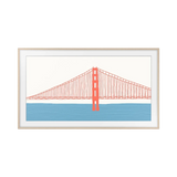 Samsung Customizable Bezel for the 2021 85" The Frame TV (Modern Teak) — Being Shipped
