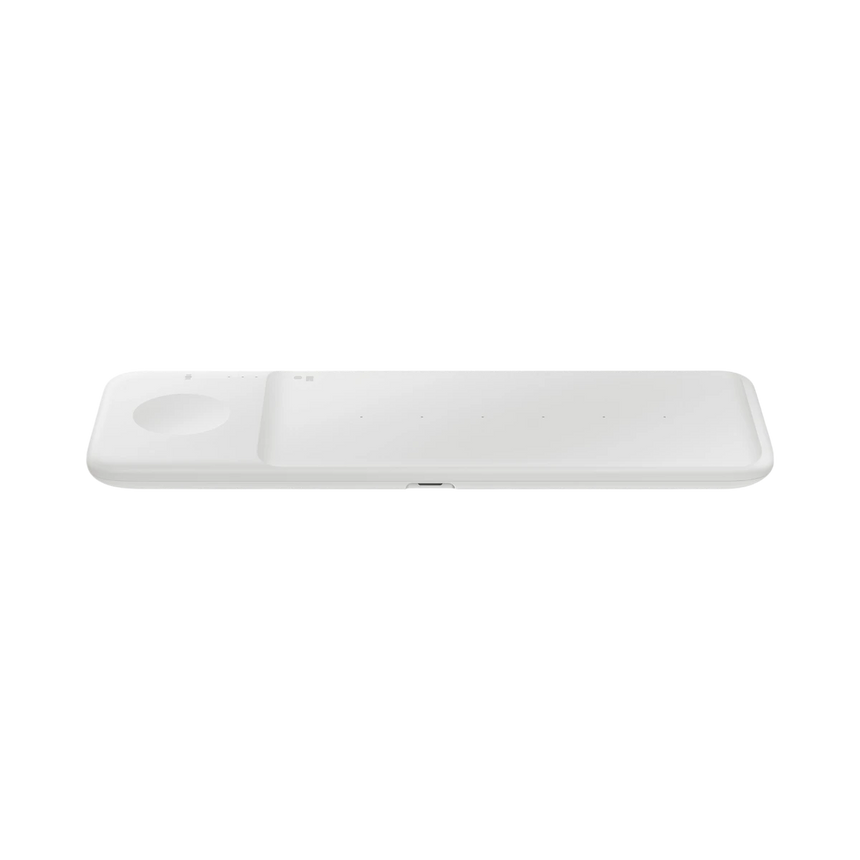 Samsung Wireless Charger Trio, Qi compatible, Fast charging (White) — Being Shipped
