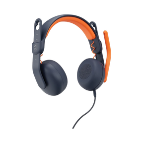 Logitech Zone Learn On-Ear Headset (Black & Orange) — Being Shipped