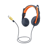 Logitech Zone Learn On-Ear Headset (Black & Orange) — Being Shipped