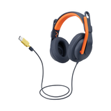 Logitech Zone Learn Wired Over-Ear Headset (Black & Orange) — Being Shipped