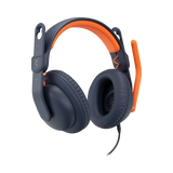 Logitech Zone Learn Over-Ear Headset (Black & Orange) — Being Shipped