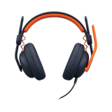 Logitech Zone Learn Over-Ear Headset (Black & Orange) — Being Shipped