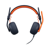 Logitech Zone Learn On-Ear Headset (Black & Orange) — Being Shipped