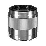 Sony E 50mm f/1.8 OSS APS-C Prime Lens with Optical Stabilization (Silver) — Being Shipped