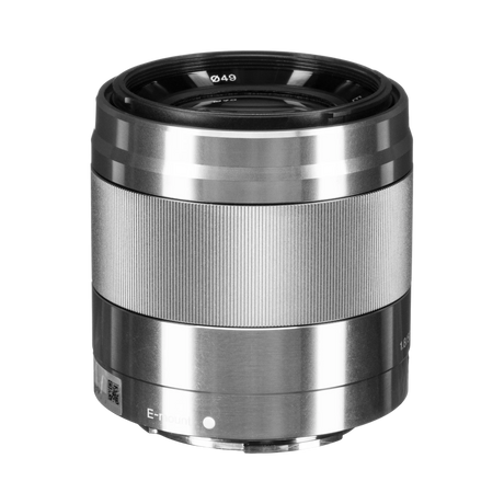 Sony E 50mm f/1.8 OSS APS-C Prime Lens with Optical Stabilization (Silver) — Being Shipped