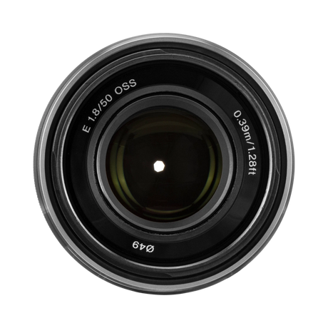 Sony E 50mm f/1.8 OSS APS-C Prime Lens with Optical Stabilization (Silver) — Being Shipped