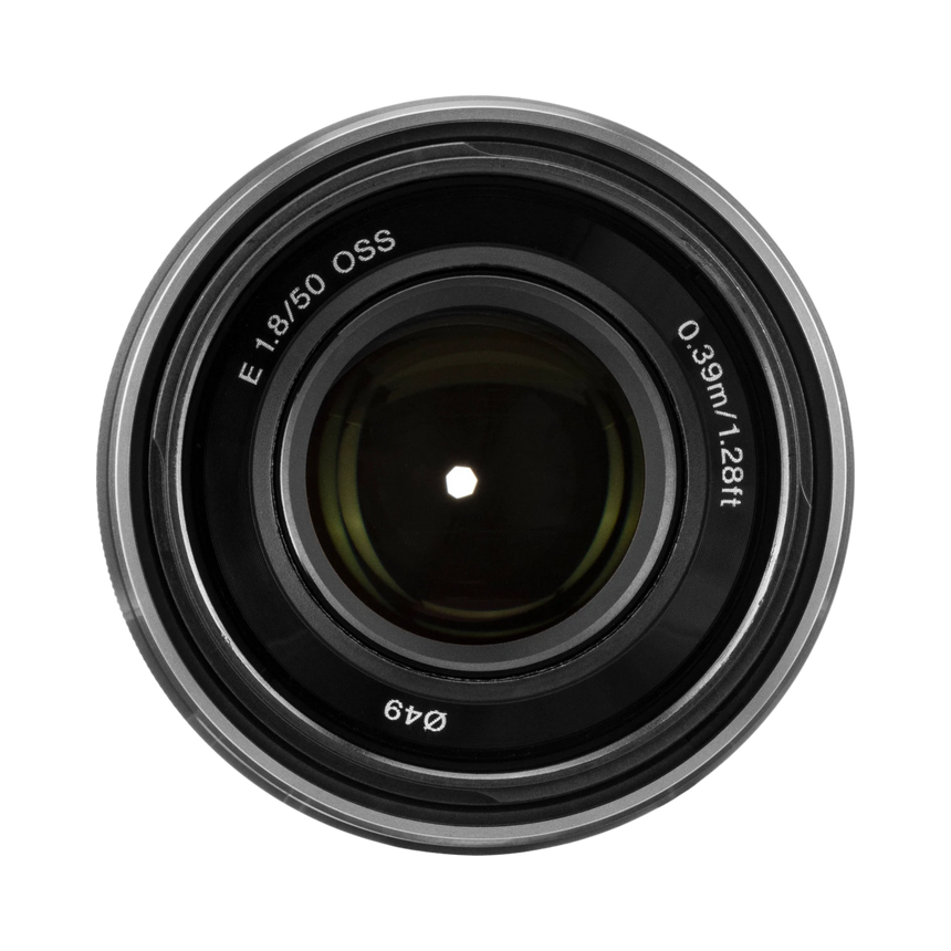 Sony E 50mm f/1.8 OSS APS-C Prime Lens with Optical Stabilization (Silver) — Being Shipped