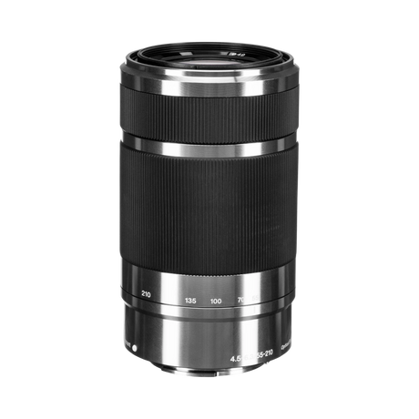 Sony E 55-210mm f/4.5-6.3 OSS Telephoto Zoom Lens (Silver) — Being Shipped