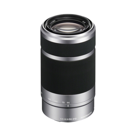 Sony E 55-210mm f/4.5-6.3 OSS Telephoto Zoom Lens (Silver) — Being Shipped