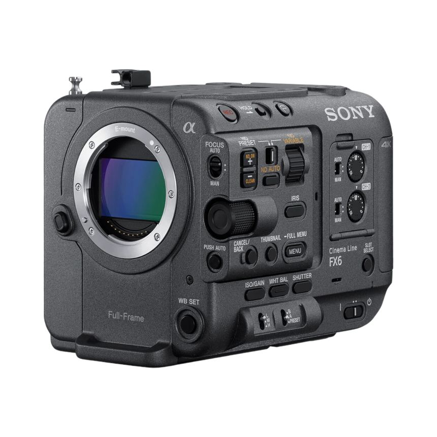 Sony FX6 Full-Frame Cinema Camera (Body Only) — Being Shipped