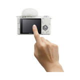 Sony ZV-E10 Mirrorless Camera with 16-50mm Lens (White) — Being Shipped