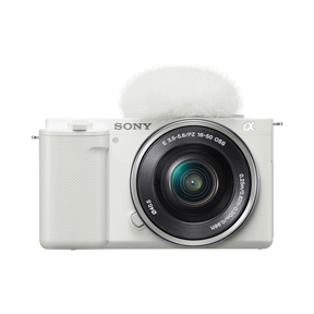 Sony ZV-E10 Mirrorless Camera with 16-50mm Lens (White) — Being Shipped