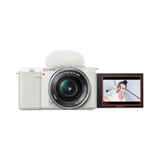 Sony ZV-E10 Mirrorless Camera with 16-50mm Lens (White) — Being Shipped