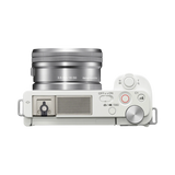Sony ZV-E10 Mirrorless Camera with 16-50mm Lens (White) — Being Shipped