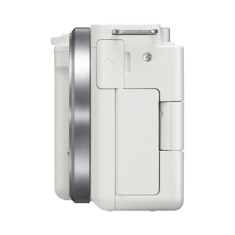 Sony ZV-E10 Mirrorless Camera with 16-50mm Lens (White) — Being Shipped