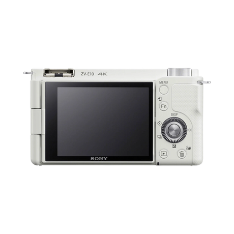 Sony ZV-E10 Mirrorless Camera with 16-50mm Lens (White) — Being Shipped