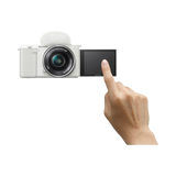 Sony ZV-E10 Mirrorless Camera with 16-50mm Lens (White) — Being Shipped